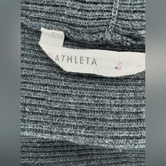 Athleta Restful Cocoon Wrap Cardigan Size S Grey - Picture 8 of 9
